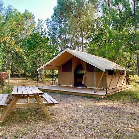 Camping La Kahute - Tente Lodge Au Coeur De La Foret Carcans Ngoại thất bức ảnh