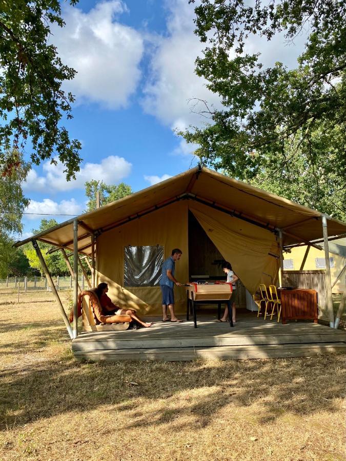 Camping La Kahute - Tente Lodge Au Coeur De La Foret Carcans Ngoại thất bức ảnh