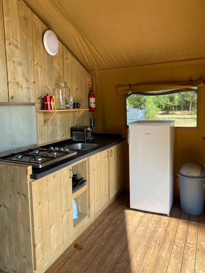Camping La Kahute - Tente Lodge Au Coeur De La Foret Carcans Ngoại thất bức ảnh