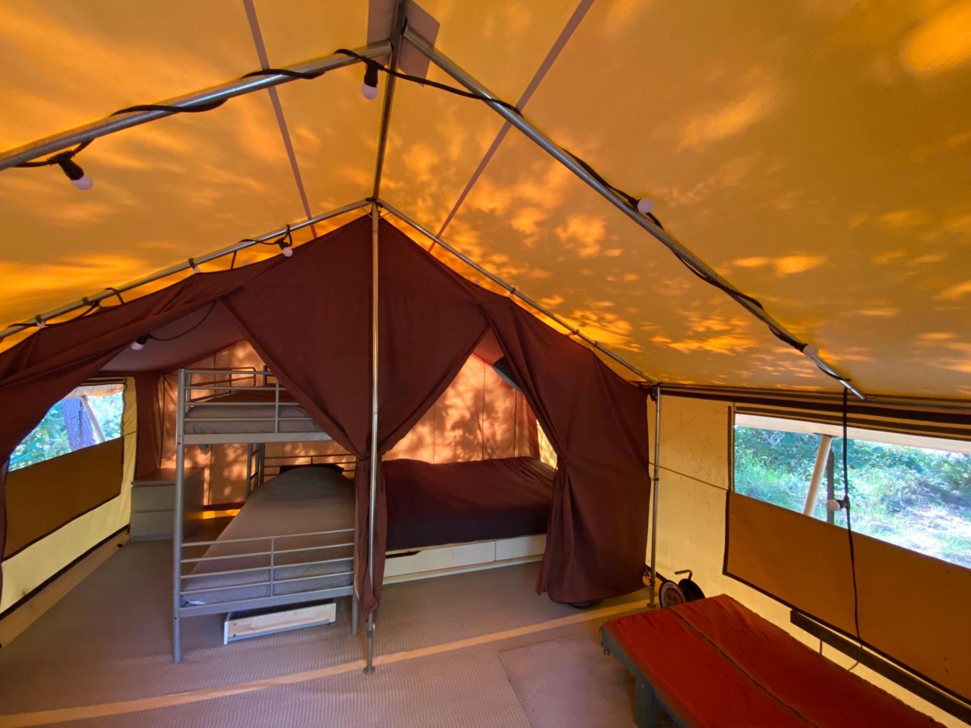 Camping La Kahute - Tente Lodge Au Coeur De La Foret Carcans Ngoại thất bức ảnh