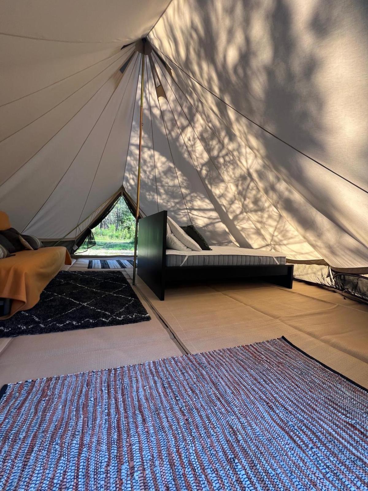 Camping La Kahute - Tente Lodge Au Coeur De La Foret Carcans Ngoại thất bức ảnh
